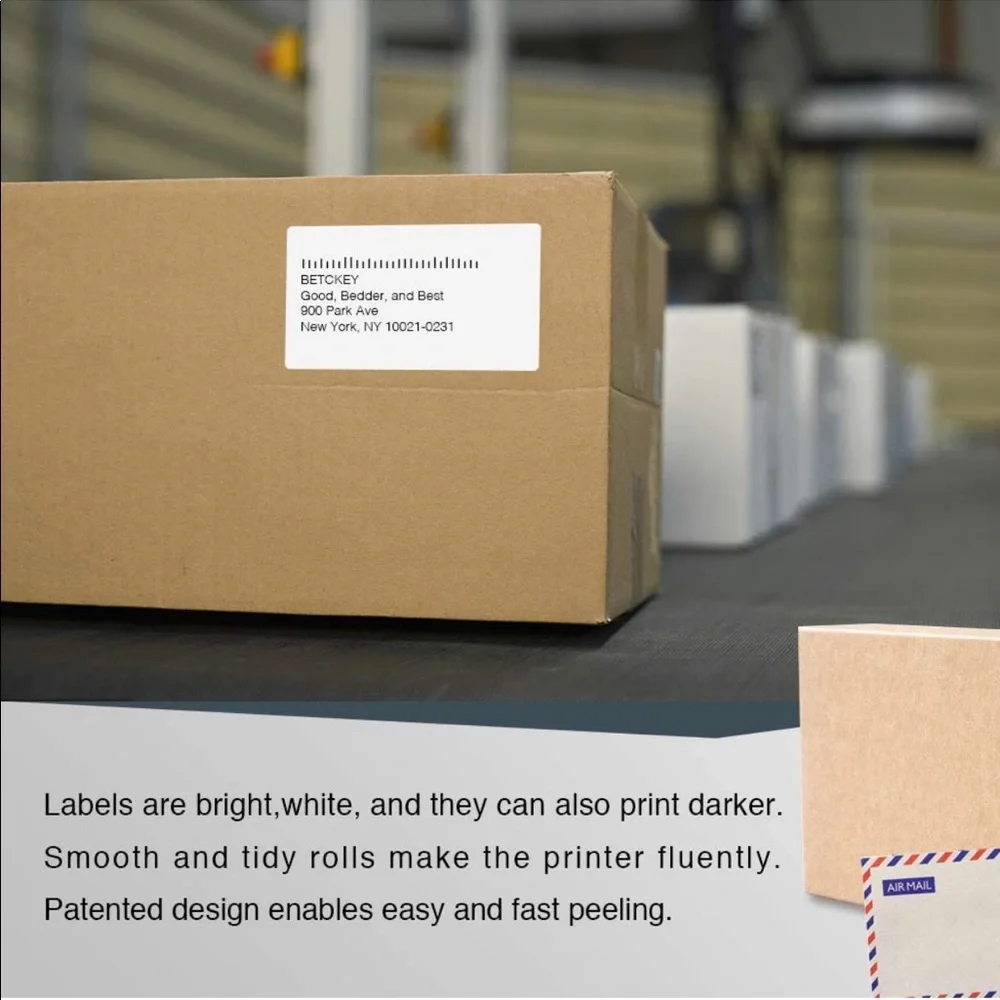NEW 1 Roll Shipping Labels White, 220 Thermal Direct Labels 4” x 6”